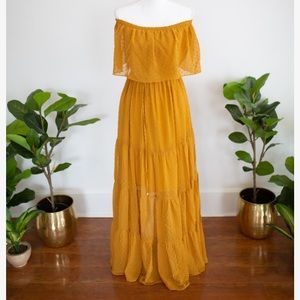 Baltic born Swiss dot maxi